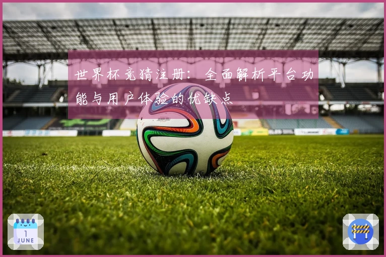 世界杯竞猜注册：全面解析平台功能与用户体验的优缺点